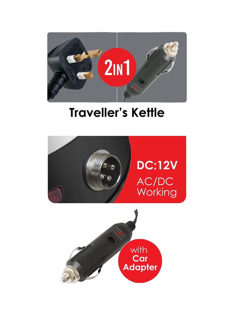 سانفورد غلاية كهربائية 500 ml 1100 W SF3351EK-0.5L BS أسود/ فضي - Image 3