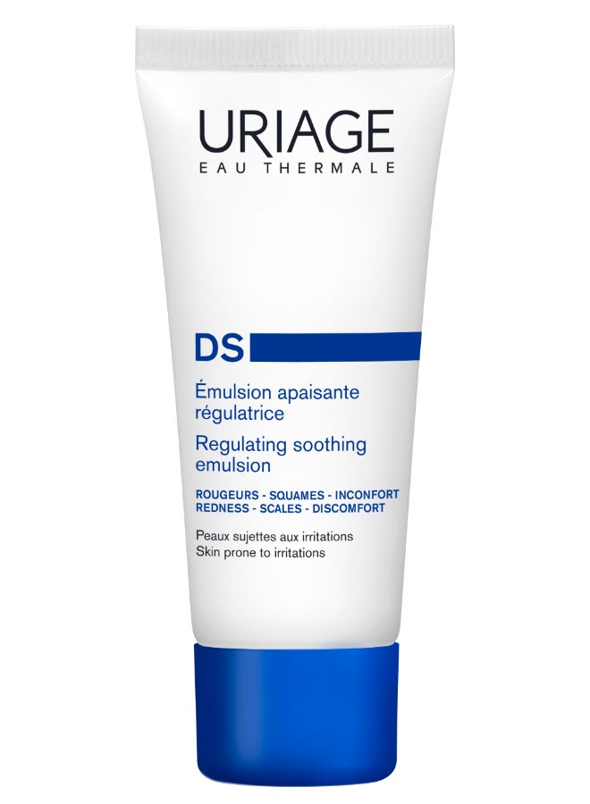 Uriage DS Regulating Soothing Emulsion with TLR2-Regul Complex - Anti-Redness Face Care - 40ml 40ml - Image 1