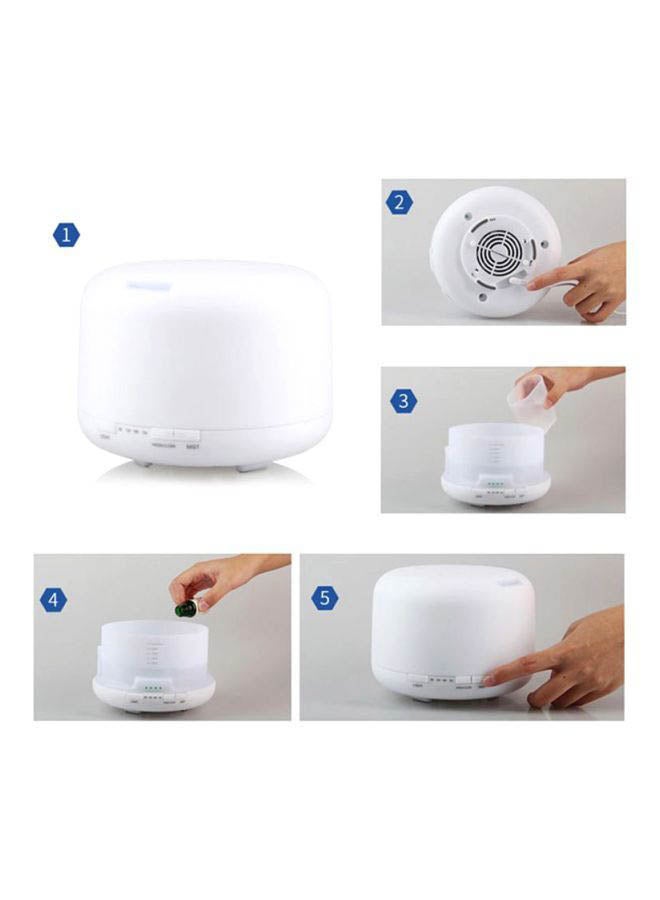Cool Baby Ultrasonic Air Humidifier With 7-Colour LED Lights Plastic White 125x165mm - Image 2