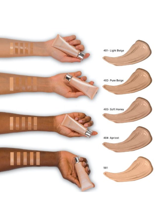 نوت - كريم أساس معدني بعامل حماية من الشمس SPF15 404 بيج - Image 1