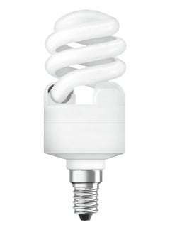 Osram Osram 12W Dulux Mini Twist Energy Saver Bulb E14 Base 6500K 650lm White  - Image 1
