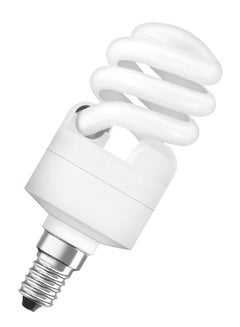 Osram Osram 12W Dulux Mini Twist Energy Saver Bulb E14 Base 6500K 650lm White  - Image 2