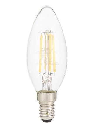 مصباح ويبرو جارنت بقدرة 4 وات طراز E14 (تثبيت بتصميم برغي) بشكل شمعة وفتيل LED وحرارة ضوء 2700 كالفن أبيض دافئ - pnsku/N19940046A/45/_/1736503970/a2aa6cb6-1ec6-4da7-a6f8-bc2c5bd3bbf5