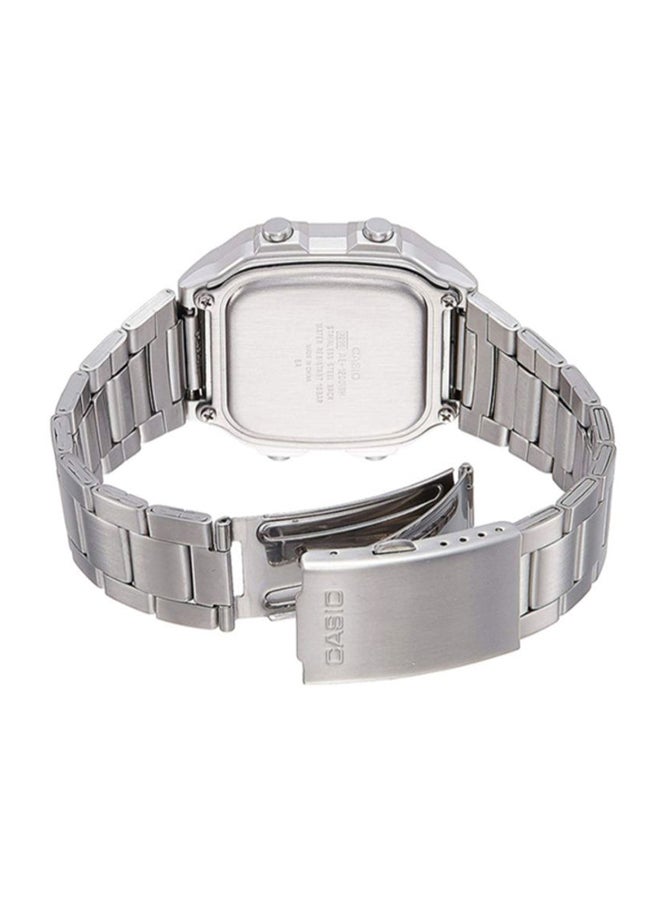 كاسيو ساعة يد رقمية للشباب AE-1200WHD-1AV - قياس 45 مم - لون فضي للرجال - Image 2
