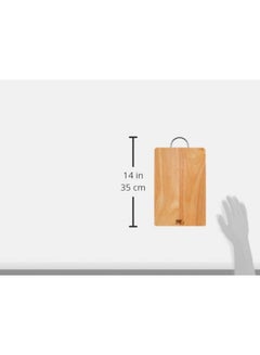 BILLI Wooden Cutting Board With Handle Beige 20x30x2cm  - Image 3