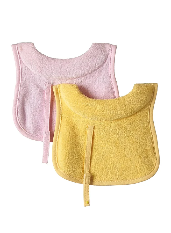 Chicco Bib Set 2Pcs 0M+, Pink