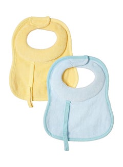 Chicco Bib Set 2Pcs 0M+, Blue  - Image 1