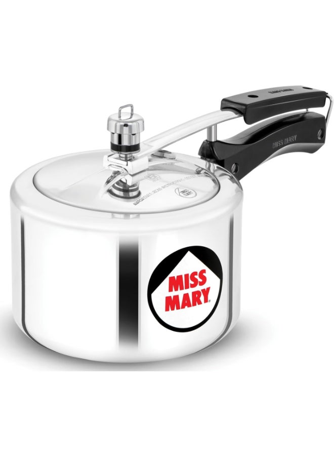 هوكينز طنجرة ضغط مس ماري فضي/ أحمر/أسود 2.5لترات - Image 1