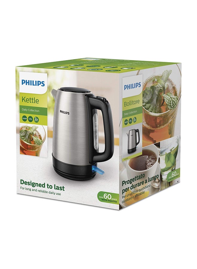 Philips Electric Kettle 3000 series 1.7 L 1.7 L 2200 W HD9350/92 Grey/Silver - Image 3