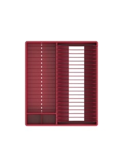 Dish Drainer Standard-Plastic 41x34.5x7.5 cm Dark Red - pnsku/N20021047A/45/_/1732028517/a579f0c3-2589-4740-9504-1d3ae60e518d