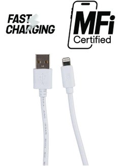 Lightning Data Sync Charging Cable White