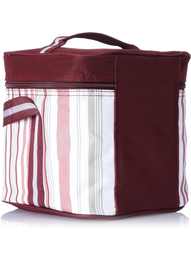 LocknLock Lock & Lock Lunch Box (1.2L Container x3 + 180g Cool Ice Pack + Bag) Red/Clear/Grey - Image 3