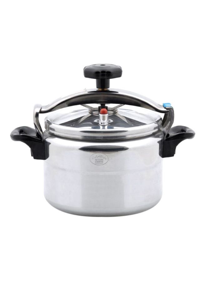 BASURRAH Aluminium Pressure Cooker 7L Silver 7Liters - Image 1