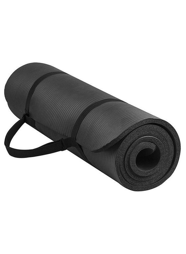 بساط تمارين مقاوم للتمزق مع شريط للحمل 183x61x1سم - Image 1