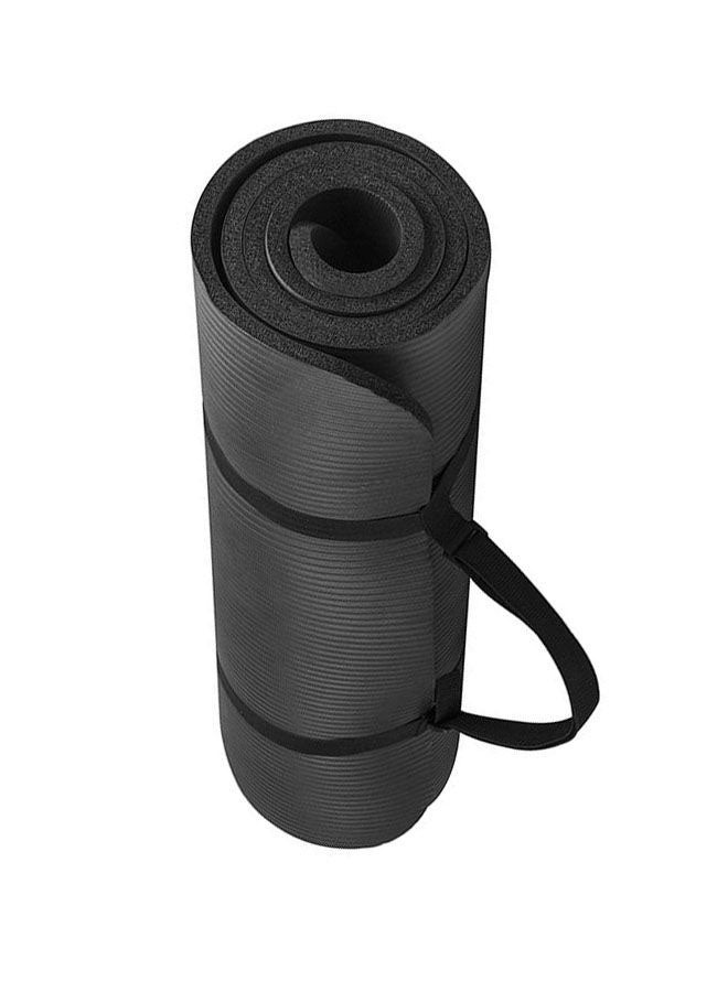Anti-Tear Exercise Mat With Carrying Strap 183x61x1cm - Image 5