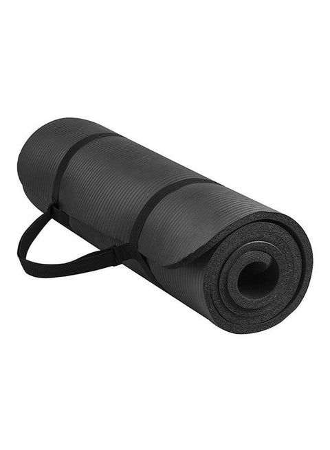 Anti-Tear Exercise Mat With Carrying Strap 183x61x1cm