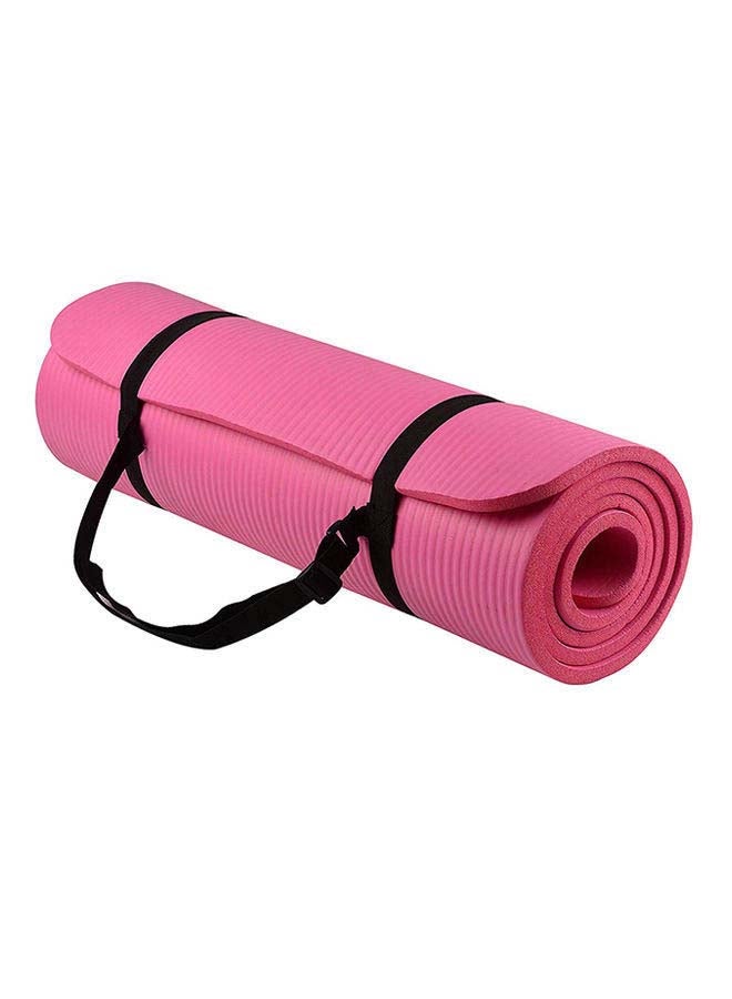 Anti-Tear Exercise Mat With Carrying Strap - Image 1