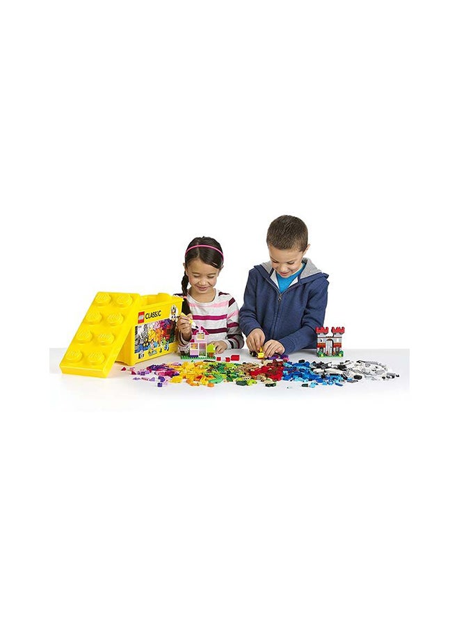 LEGO - 6102214 LEGO Classic Large Creative Brick Storage Box Set, Building Toys for 4 Plus Year Old Boys & Girls, Creative Construction Kit with Windows, Doors, Wheels and a Green Baseplate, Gift for Kids 10698 (790 pieces) 790 4+ Years - Image 1