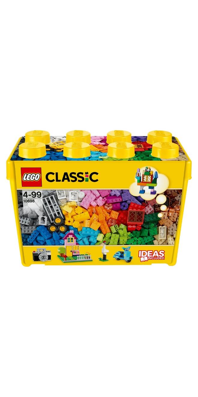 ليغو مجموعة ألعاب بناء صندوق مكعبات إبداعي كبير كلاسيكي ليجو 10698 (790 قطعة) - Image 1