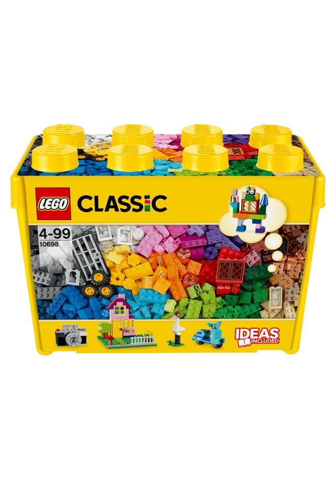 LEGO Classic Large Creative Brick Box Building Toy Set 10698 (Age 4-99, 790 Pieces) - Image 1