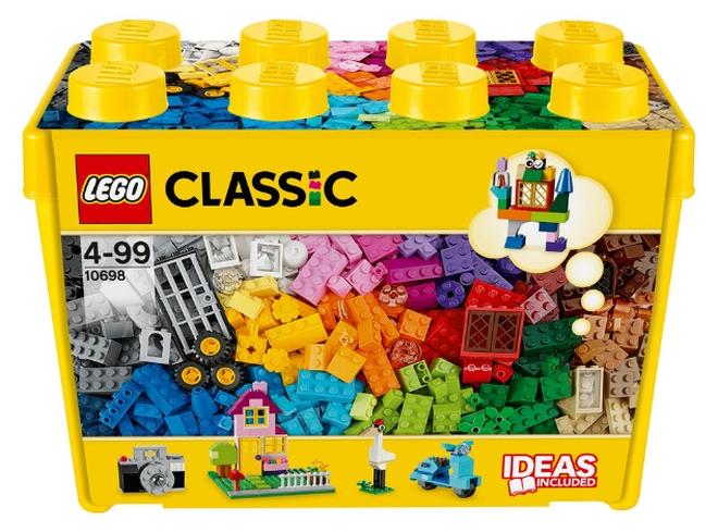 LEGO Classic Large Creative Brick Box Building Toy Set 10698 (Age 4-99, 790 Pieces) - Image 1