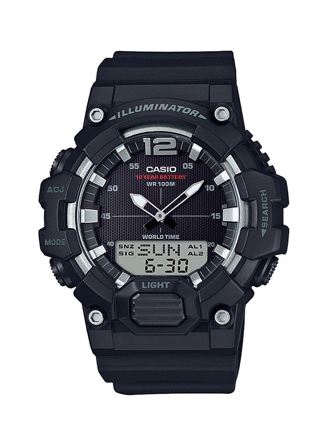 CASIO Men's Youth Series Analog & Digital Watch HDC-700-1AVDF - 49 mm - Black - Image 1