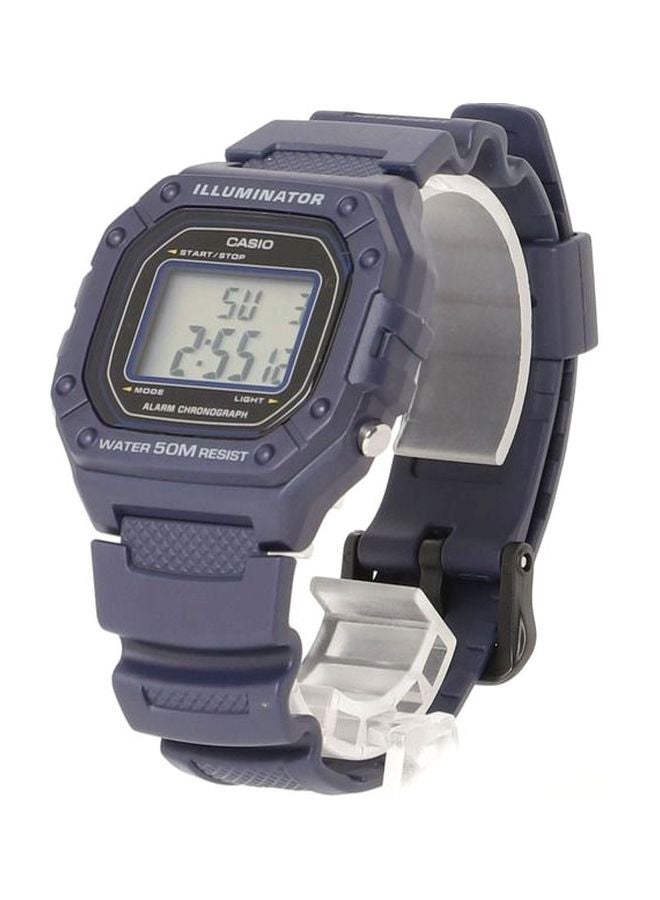 CASIO Men's Standard Collection Resin Digital Wrist Watch W-218H-2AVDF - Image 5