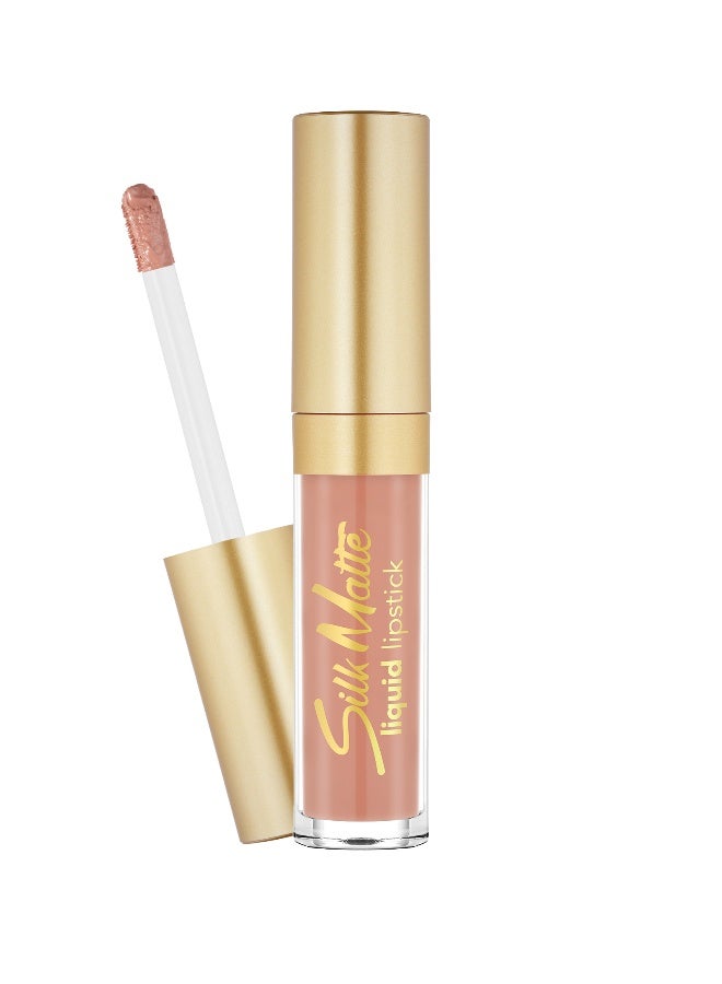 flormar Silk Matte Liquid Lipstick – 001 Undressed – High-Pigment Ultra Matte Finish, Long-Wear Comfort, Nourishing Oils, Velvety Smooth Look 01 Undressed - Image 1