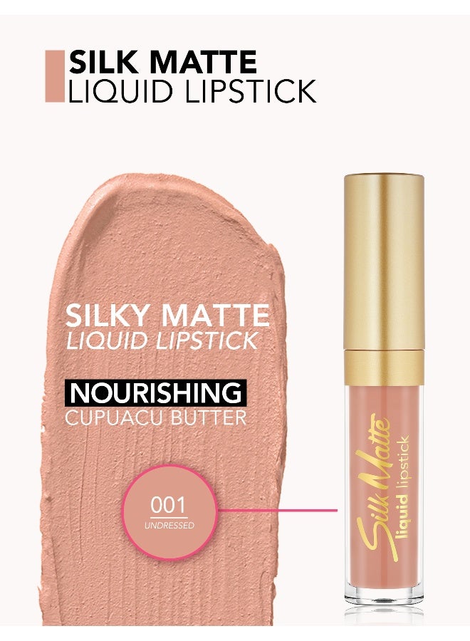 flormar Silk Matte Liquid Lipstick – 001 Undressed – High-Pigment Ultra Matte Finish, Long-Wear Comfort, Nourishing Oils, Velvety Smooth Look 01 Undressed - Image 5