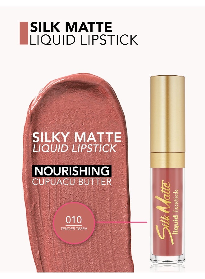 فلورمار أحمر شفاه سائل سيلك غير لامع 10 تيندر تيرا - Image 5