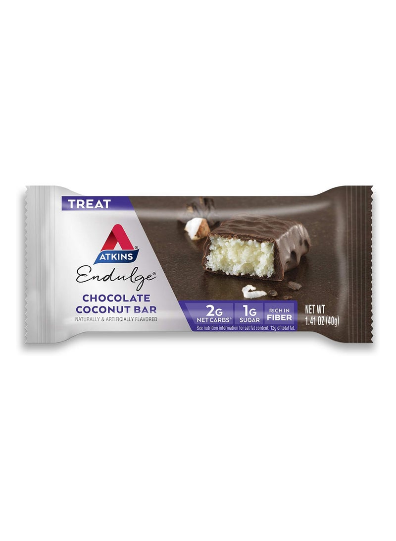 Atkins Endulge Chocolate Coconut Bar 5 Bars Each 1.41 Oz  - Image 3