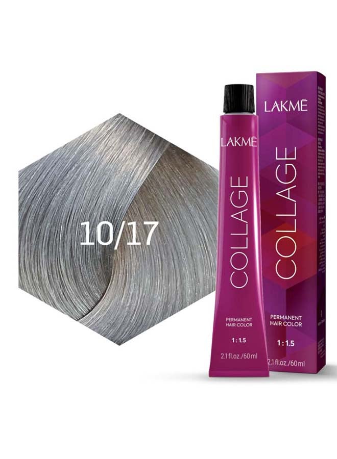LAKME Collage Permanent  Hair Color | 10/17 | Platinum Ash Blonde 60ml