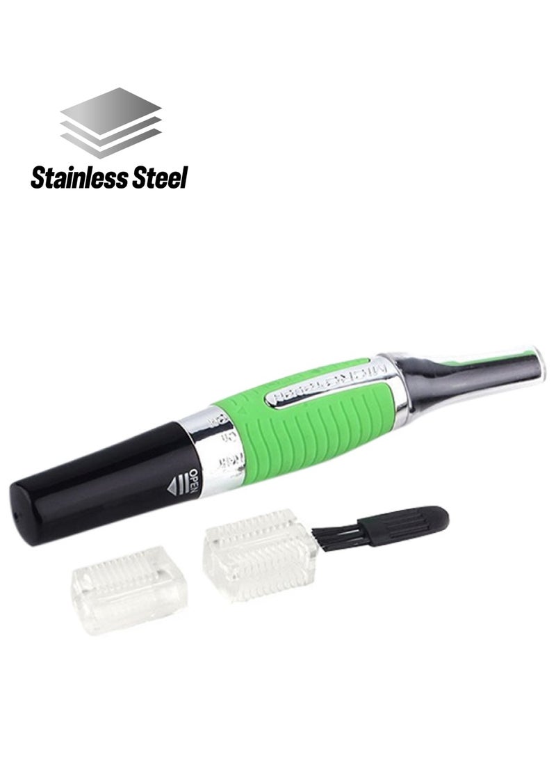 أداة تشذيب الشعر متعددة الوظائف بإضاءة LED أخضر - Image 1