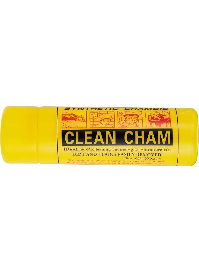 Generic - Clean Chamois Synthetic Cloth, CC-357 Yellow 66x43x0.2cmcm - Image 1