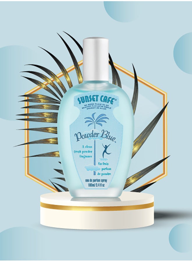 Sunset Cafe Powder Blue EDP 100ml 