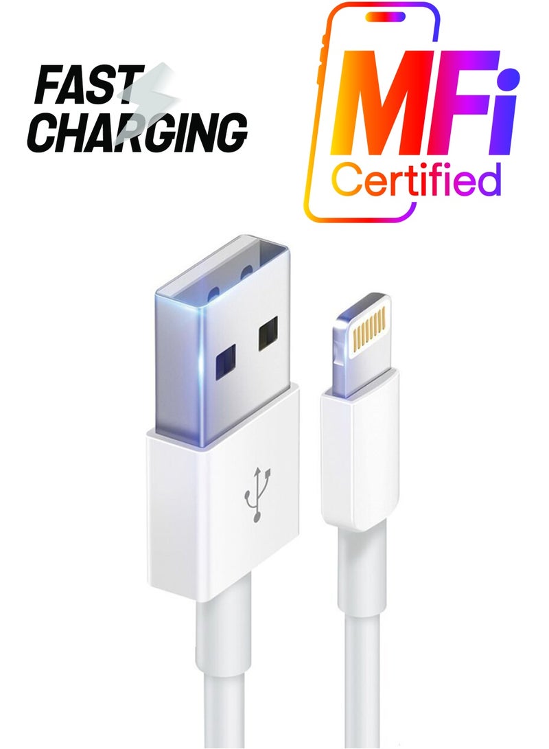 2-Piece Lighting Data Cable White - Image 1