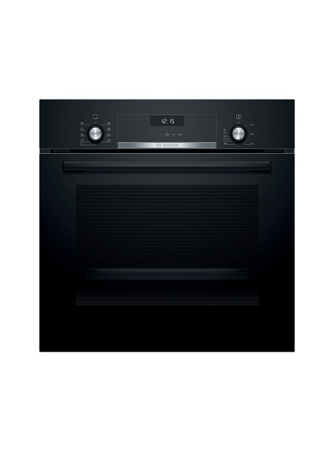 Built-In Oven with 3D HotAir and SoftClose Door, 60 cm, Stainless Steel HBJ538EB0M Black