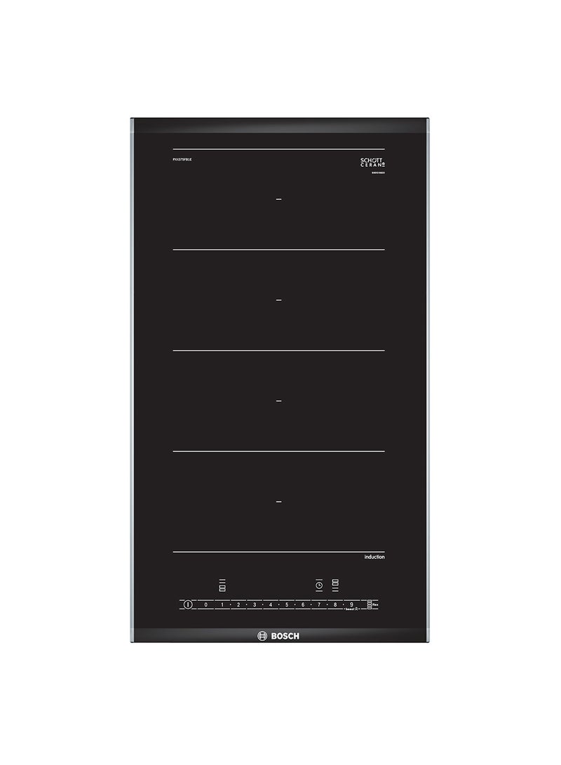 BOSCH - Flex Induction Hob with Easy Flex Zones, 30 cm For Versatile Cooking PXX375FB1E Black - Image 1