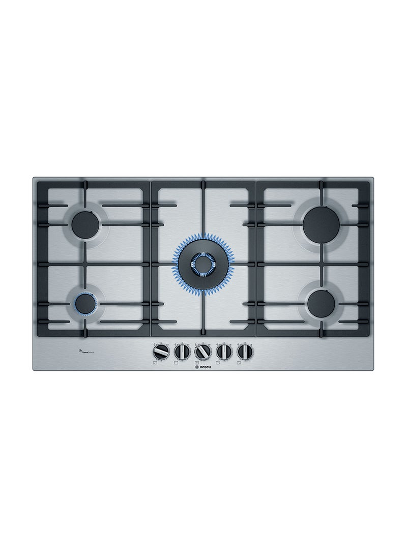 BOSCH - Gas Hob with FlameSelect for Precise Flame Control, 90 cm, with Dual Flame Power Burner PCR9A5B90M Black - Image 1