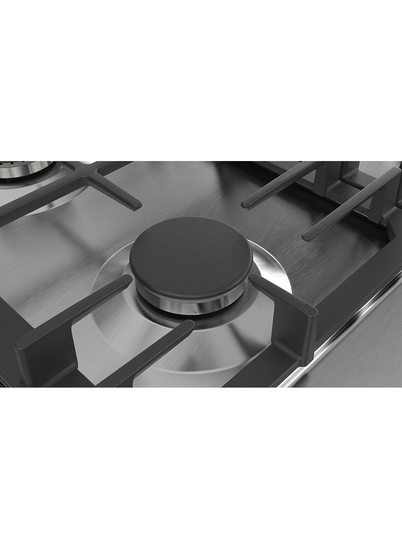 BOSCH - Gas Hob with FlameSelect for Precise Flame Control, 90 cm, with Dual Flame Power Burner PCR9A5B90M Black - Image 1