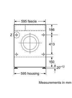 بوش غسالة ملابس أوتوماتيكية 7 kg 2300 W WKD28351GC أبيض  - Image 5