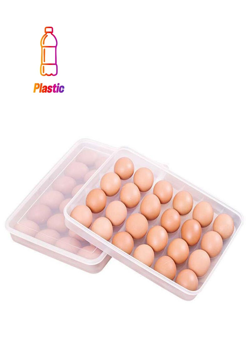Refrigerator DumplingFood Storage Box Eg Storage Box Transparent 31x23.5x8cm - Image 1