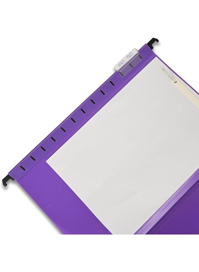 FIS® Purple Hanging Files, 365x260mm, 0.3mm Thickness, Pack of 12 Purple - Image 2
