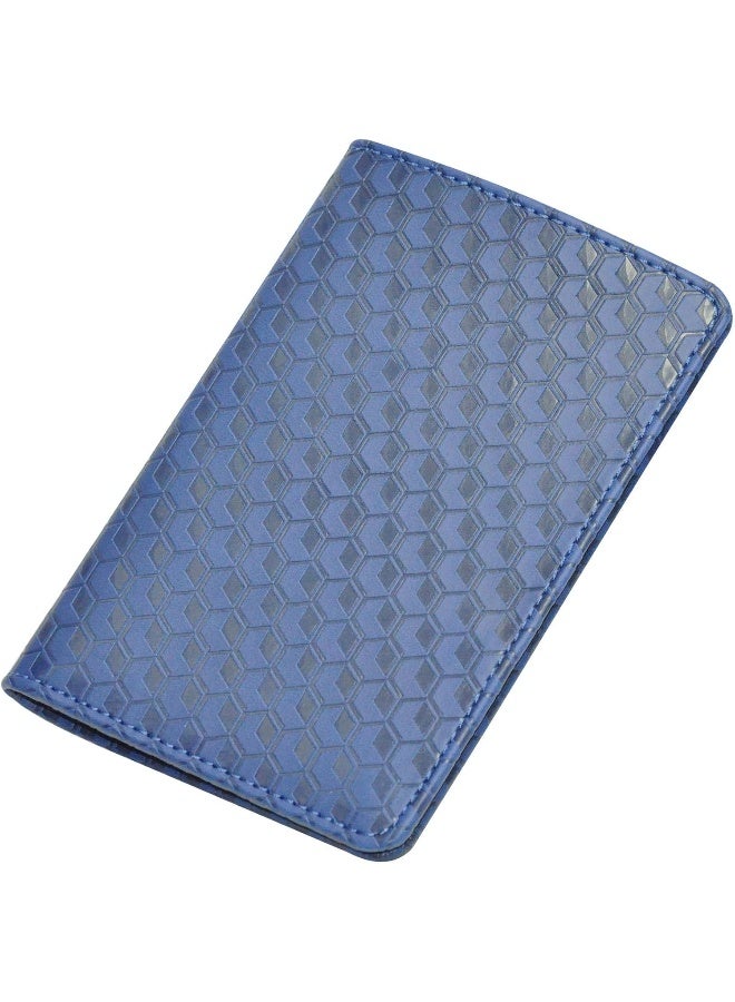 FIS Blue Polyurethane Passport Wallet for Unisex Blue - Image 2