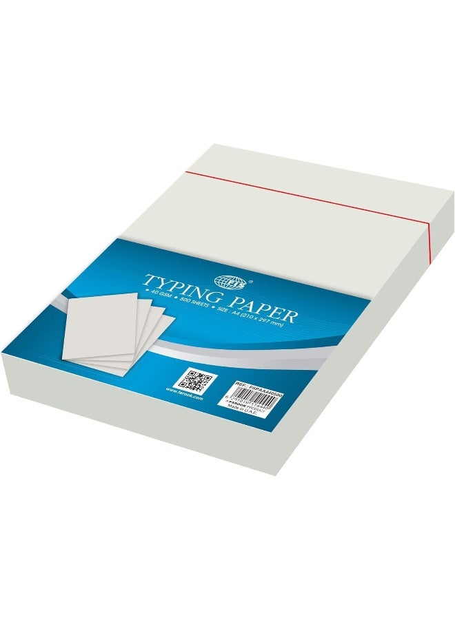 FIS Typing Paper - 500 Sheets, 40 GSM, A4 Size A4