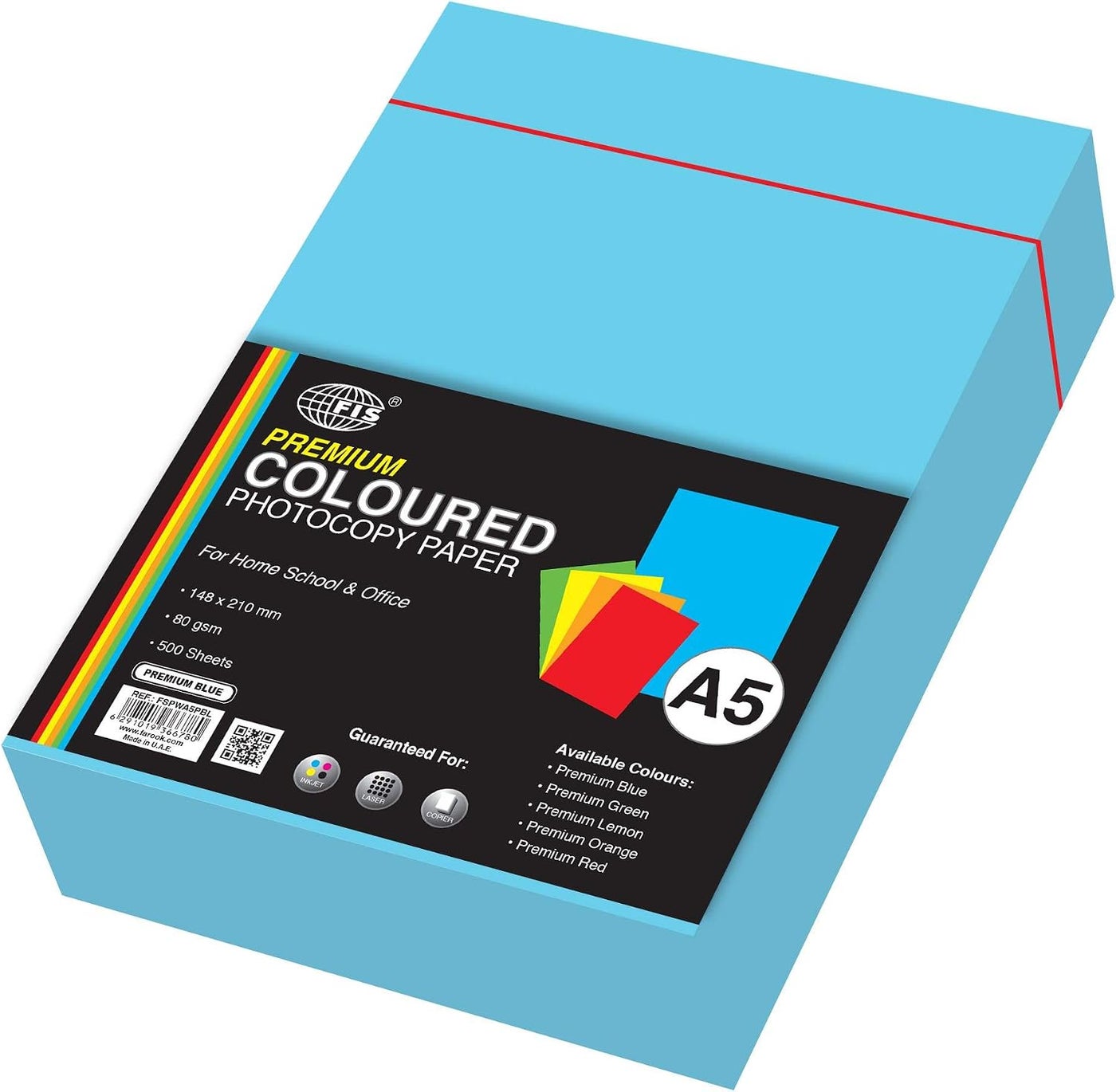 FIS FIS Fis Premium Colored Photocopy Paper Size 500 Sheets 80 Gsm Premium N20175546A