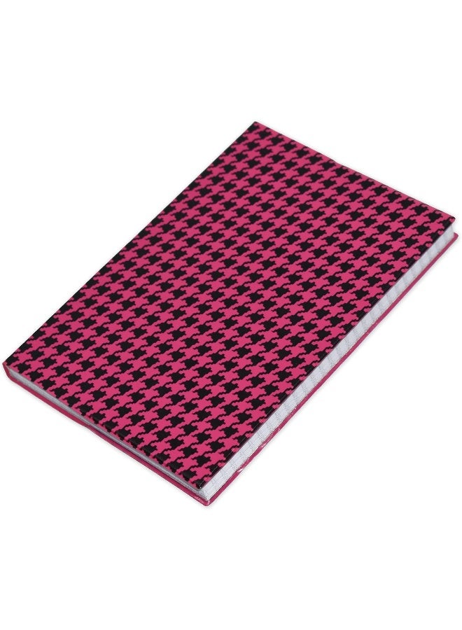 FIS PVC Soft Cover A6 Notebook Pack of 5 - Black, Pink, and White Black/Pink/White - Image 2