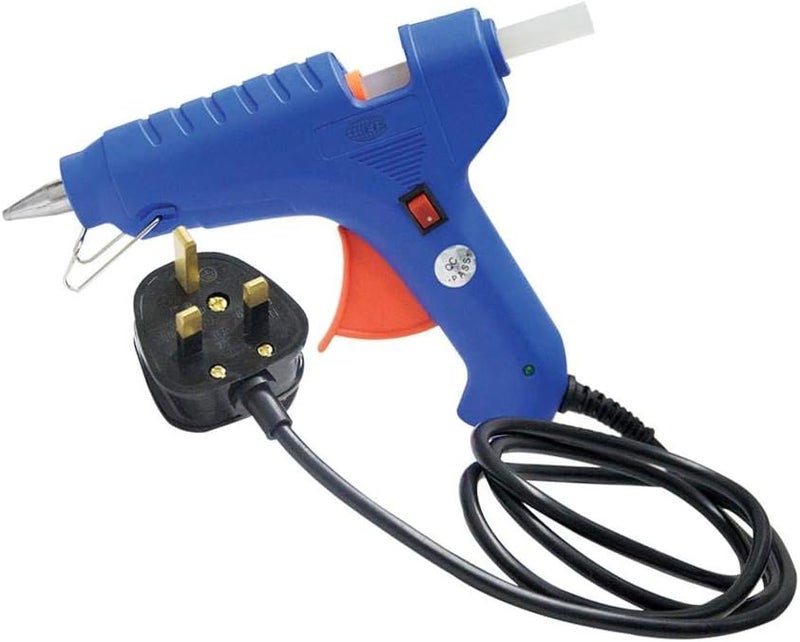 FIS 40 Watt Glue Gun - Corded Electric, Blue Blue/Black/White - Image 1