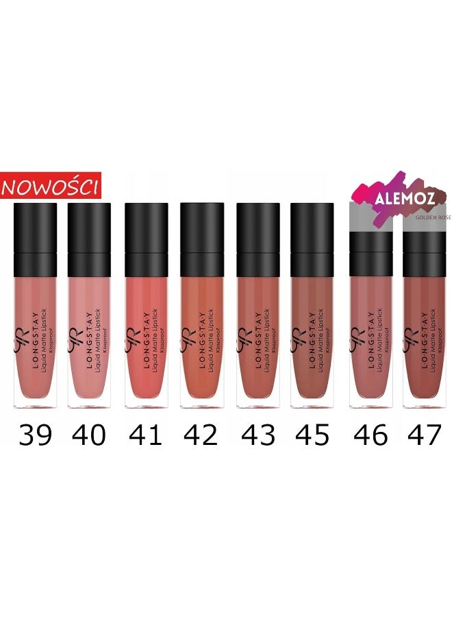 Golden Rose - Longstay Liquid Matte Lipstick 30 - Image 1