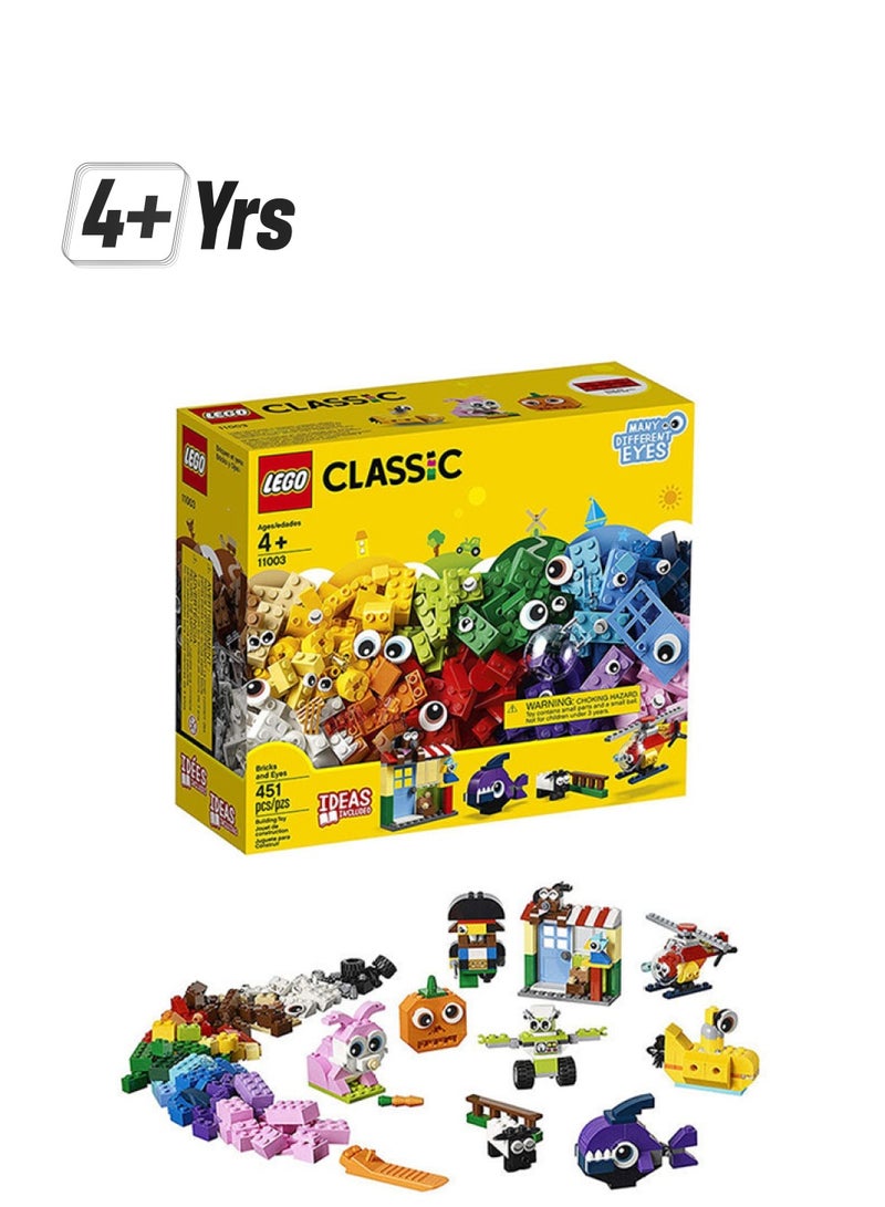 LEGO 451-Piece Classic Bricks And Eyes Building Toy Set For Kids - Image 1